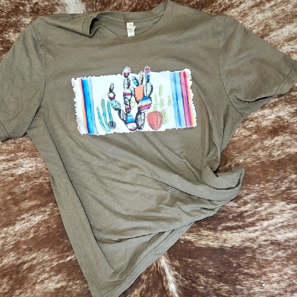 Serape Cactus Graphix Tee